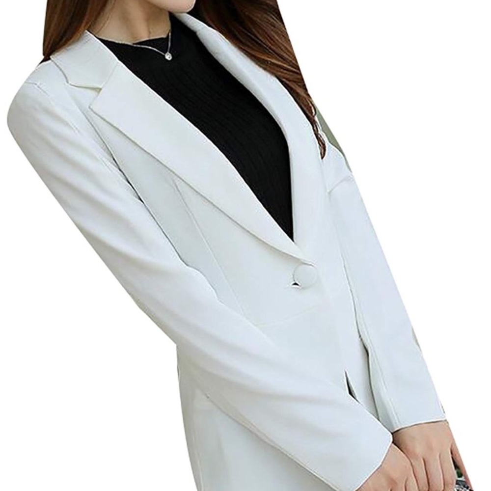 White linen blazer